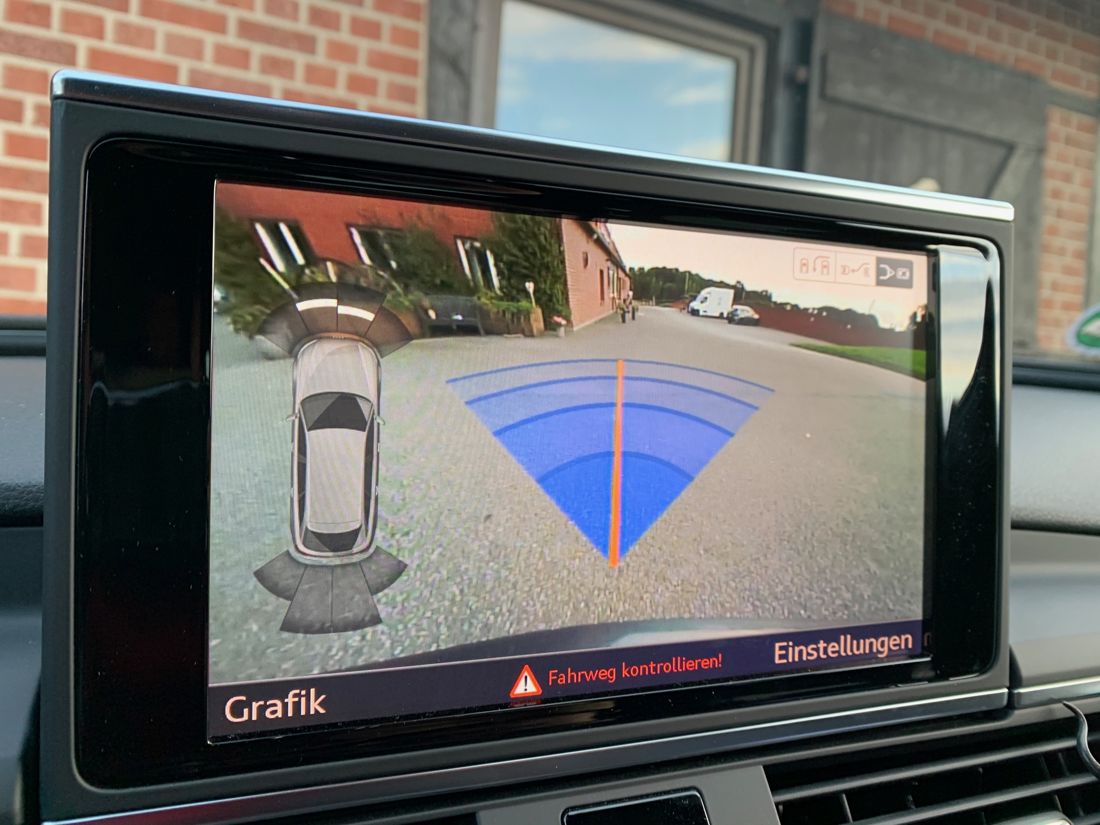 Audi A6 4G: Rückfahrkamera nachgerüstet